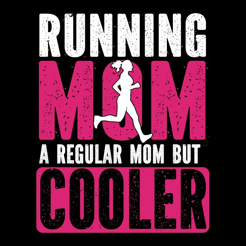 Running Mom Marathon Runner Jogging
