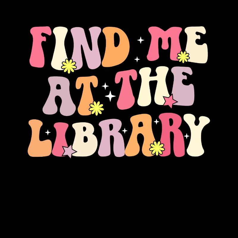 Groovy Reading Librarian Funny Library