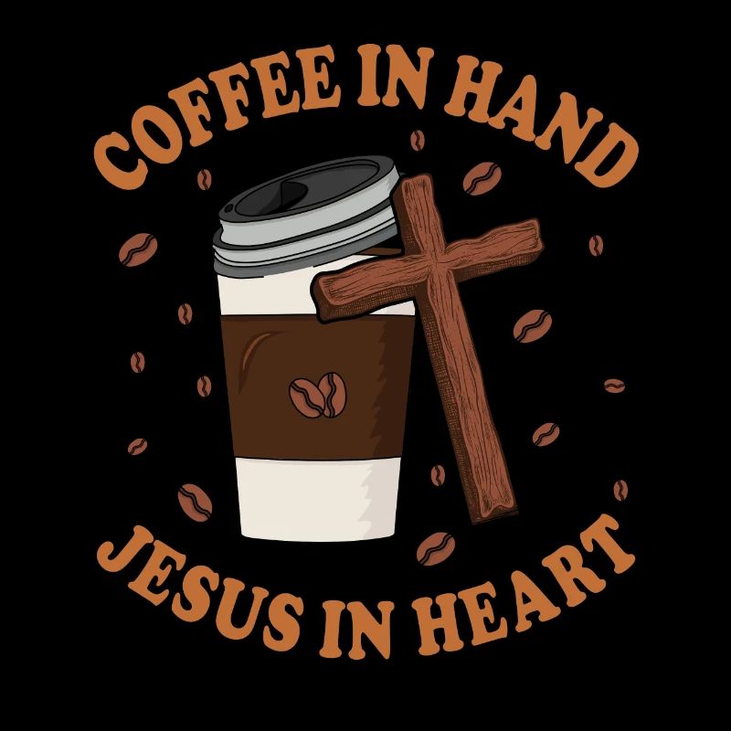 Jésus dans mon cœur Café dans ma main