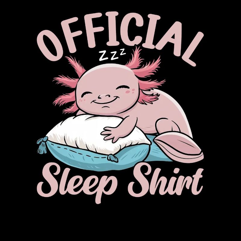 Official Sleeping House Axolotl PJ Sleeping