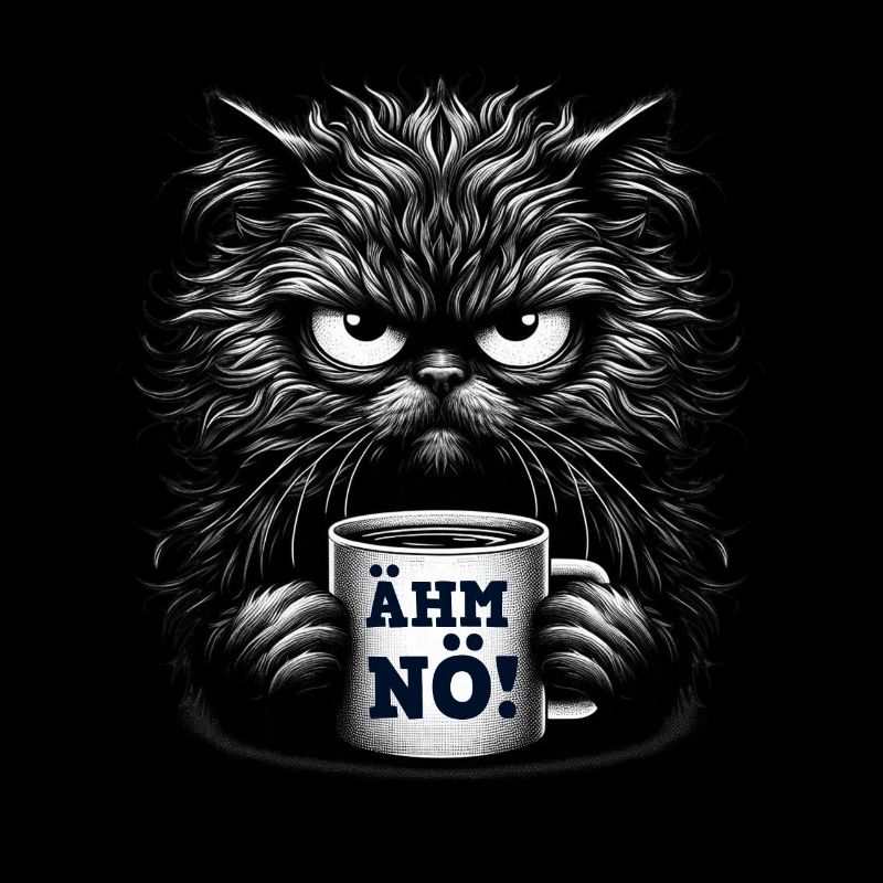 Um, Nope, Cat, Funny, Sarcastic, Tea, Coffee