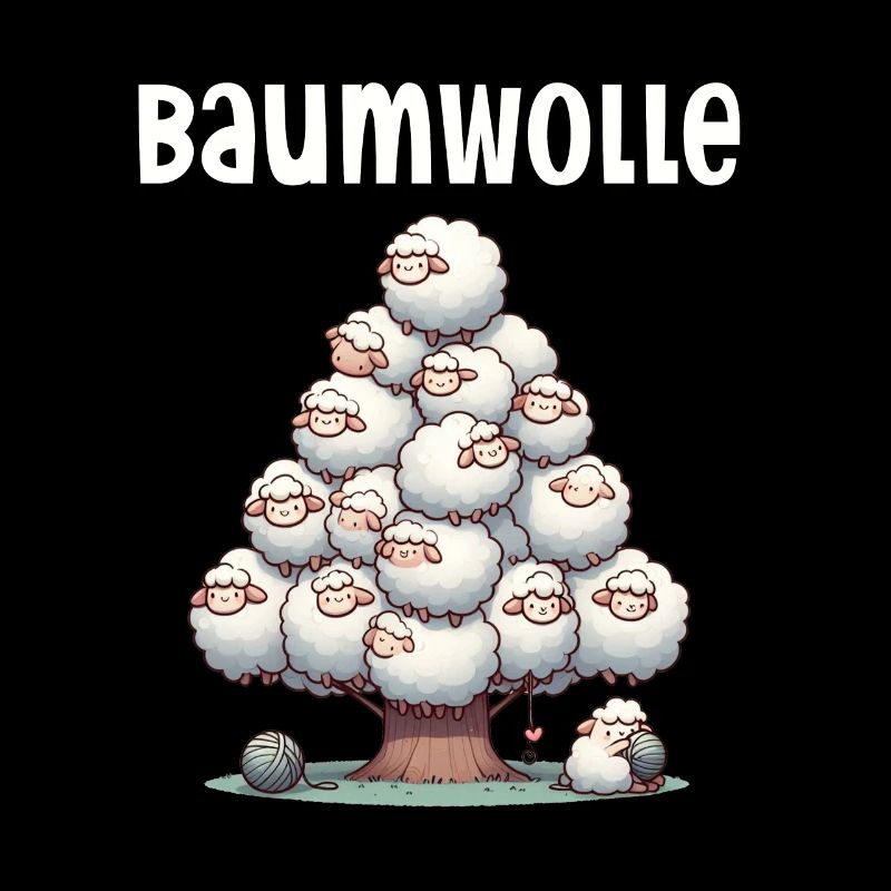 Mouton de coton dessin animé Drôle de mouton Jeu de mots