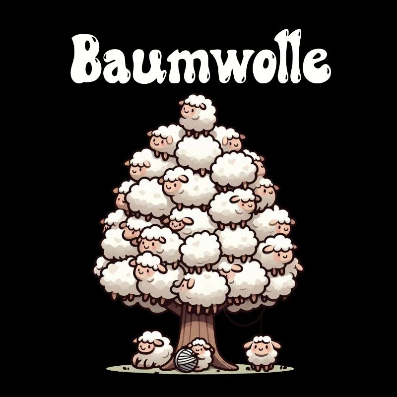Mouton de coton dessin animé Drôle de mouton Jeu de mots