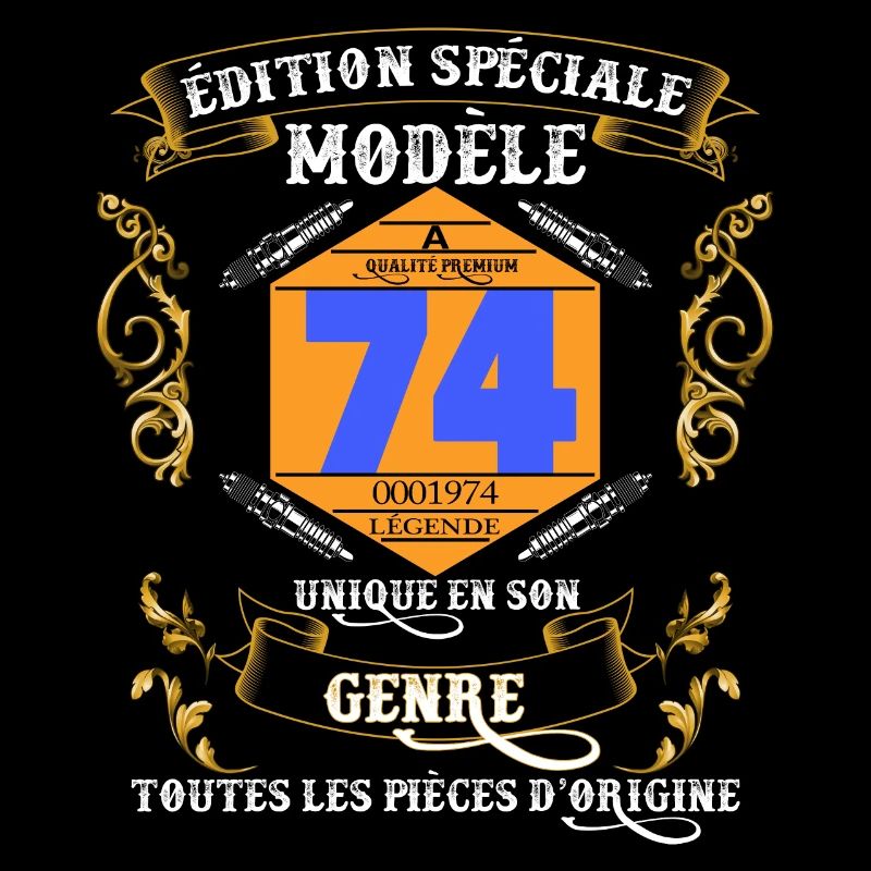 Vignette Auto Anniversaire 50 ans 1974