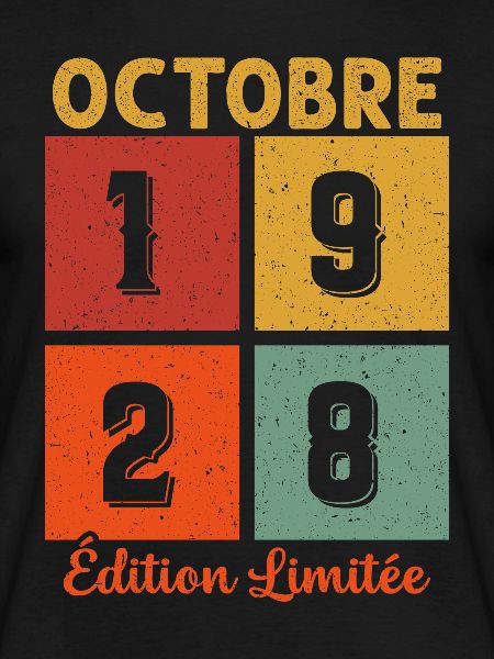 Octobre 1928 Édition limitée