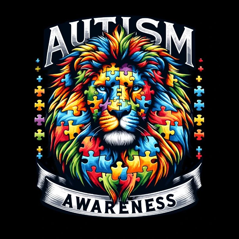 Autism Awareness puzzles piece