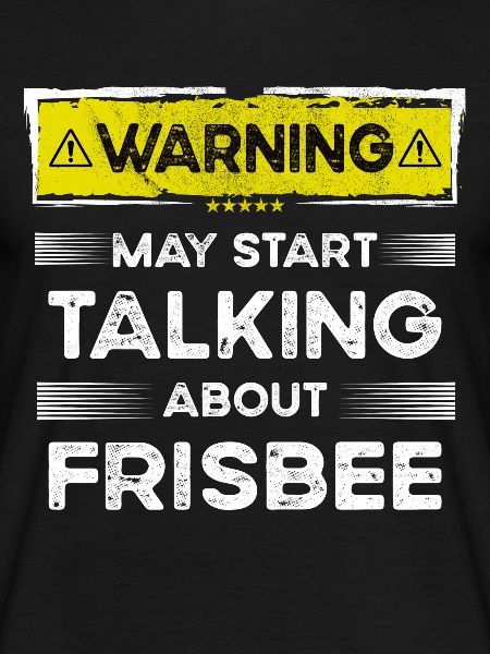 Talking about Frisbee funny
