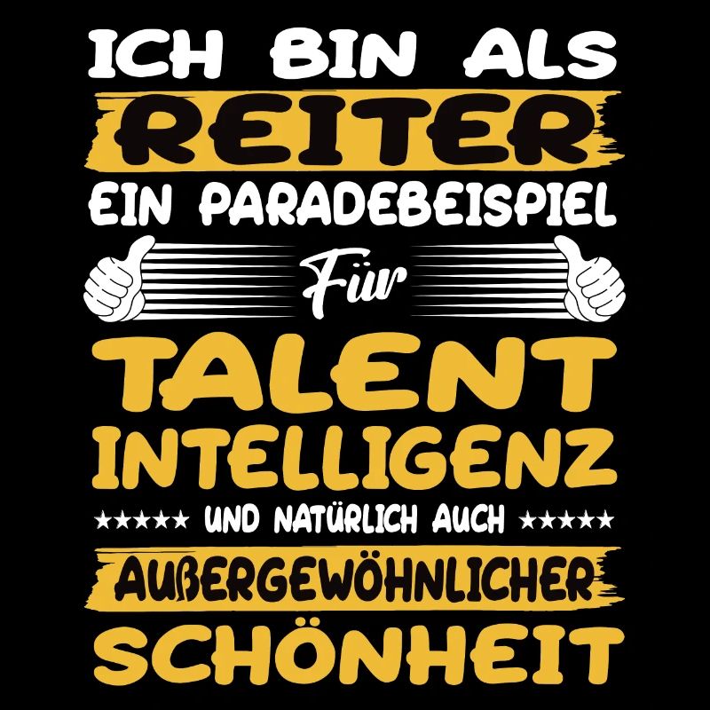 Reiter ein Paradebeispiel Reiten