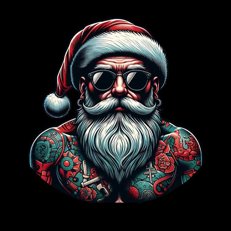 Tätowiert Weihnachtsmann inked Weihnachten