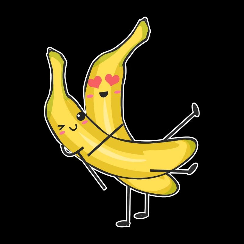 Banane Comic Chibi Manga Anime Vegan Geschenk