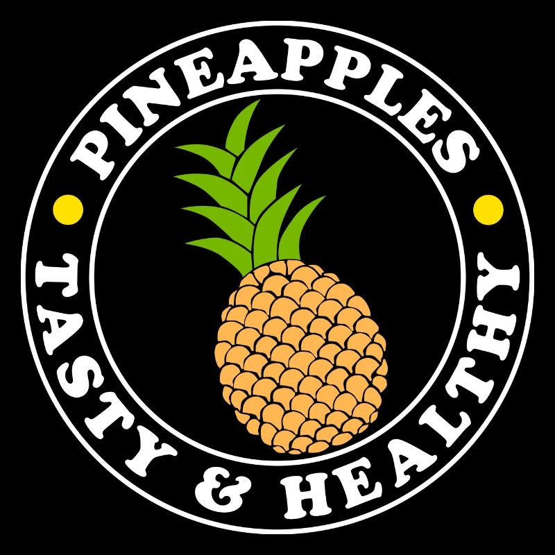 Ironic Saying Tropical Pineapple Fruit Vitamins