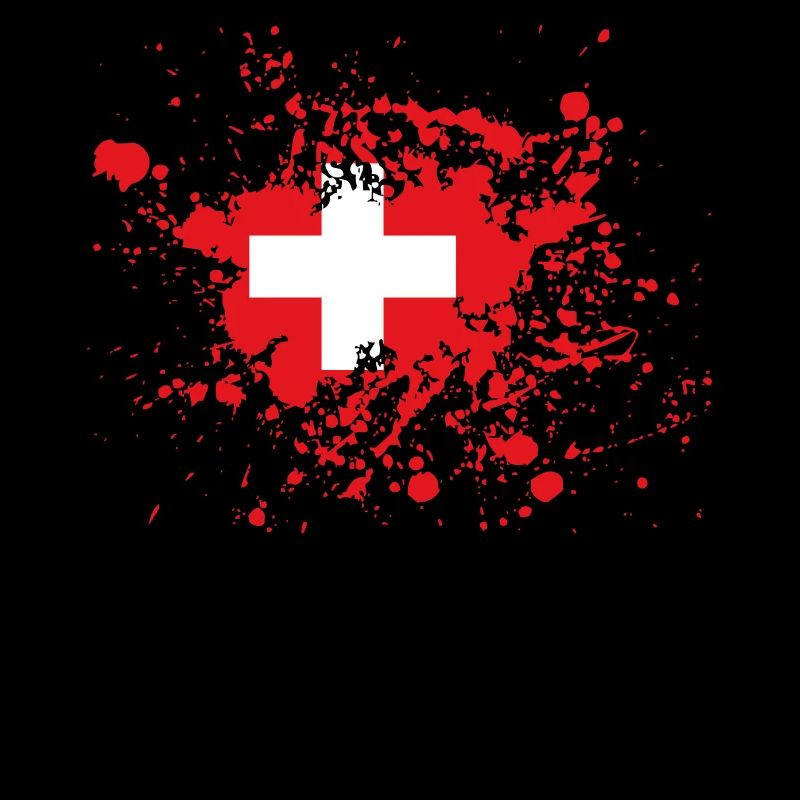 Encre du drapeau suisse
