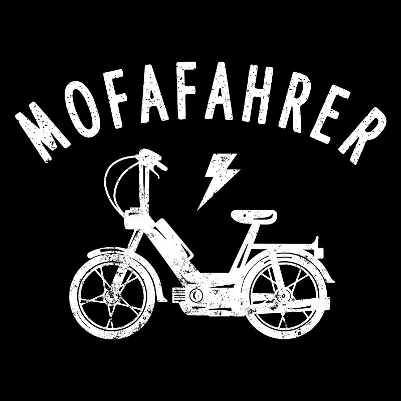 Mofa Moped Mofafahrer Mopedfahrer Mokick