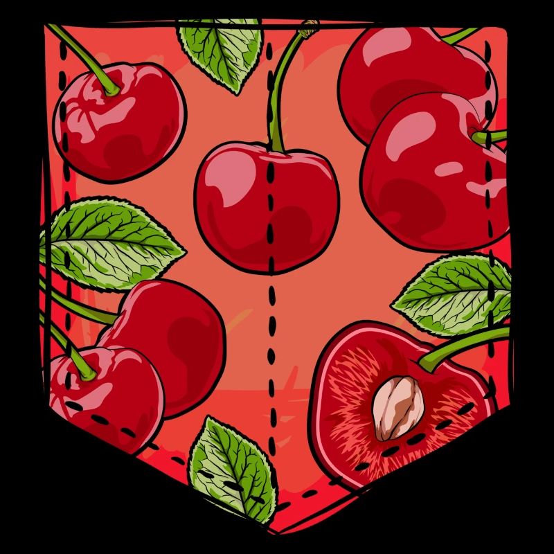 Summer Cherries Fruit Gift Chest Bag Cherry