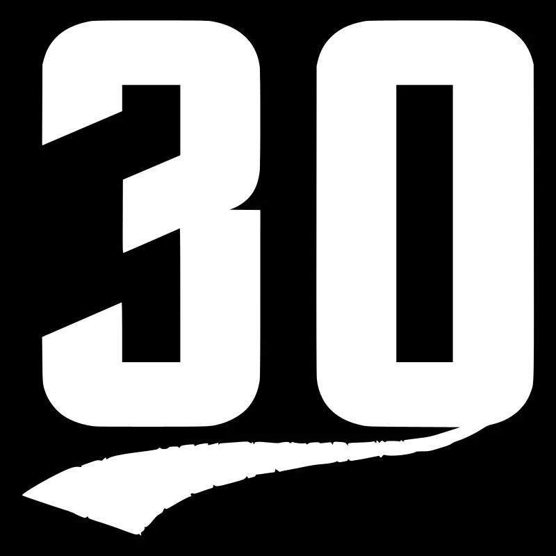 30 30er 30. geburtstag name schild vorlage party