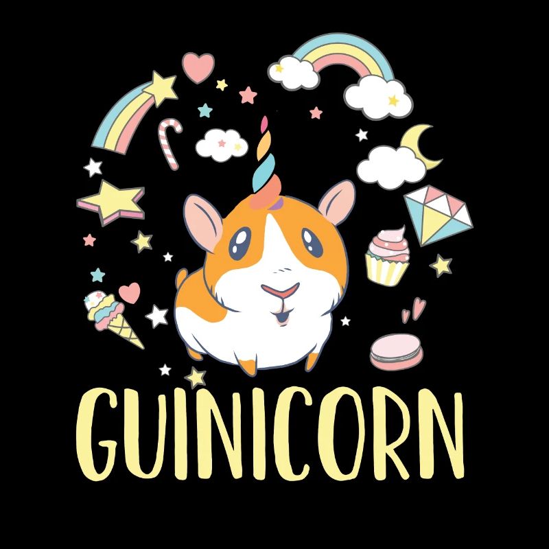 Licorne de cochon d'Inde