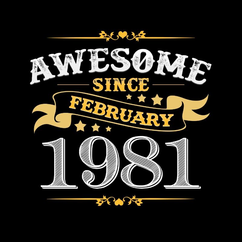 Anniversaire en février 1981