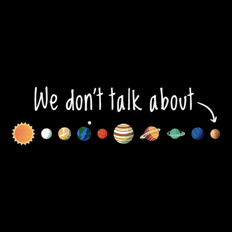 Nous ne parlons pas de la planète Pluton