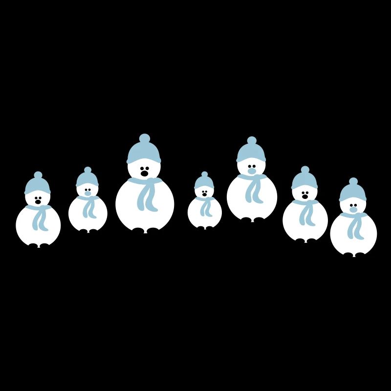 Weihnachten Schneemann-Crew
