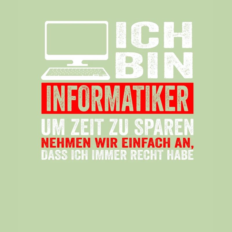 Informatiker IT Experte Informatik Informatik Lust