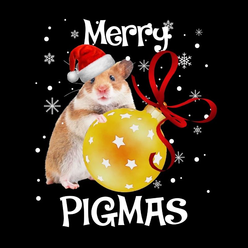 Hamster avec Bonnet de Noel pour Noël