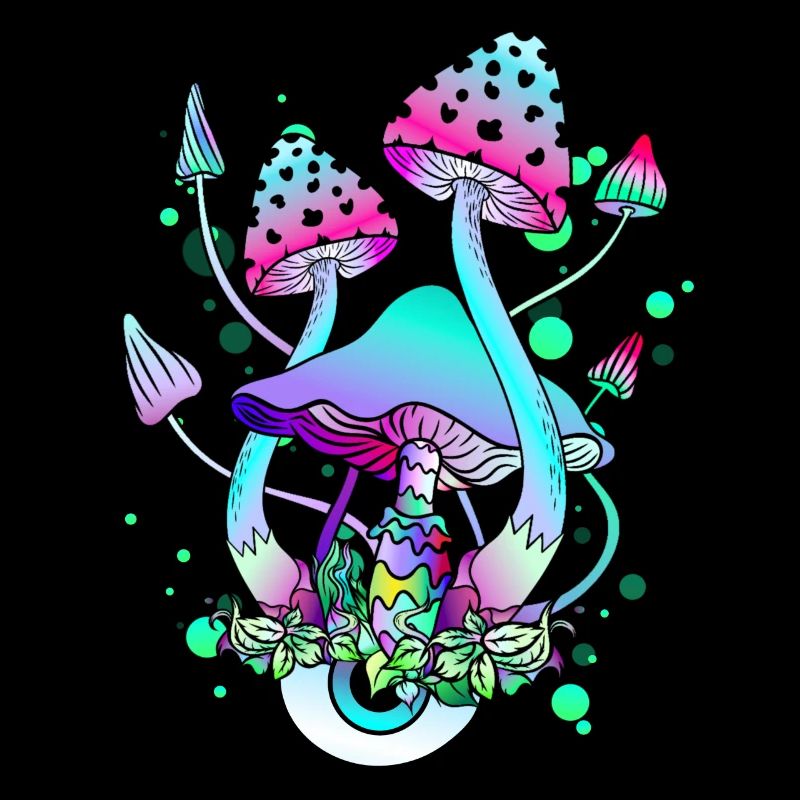 Magic Mushrooms Goa Psy Trance Mushroom Art