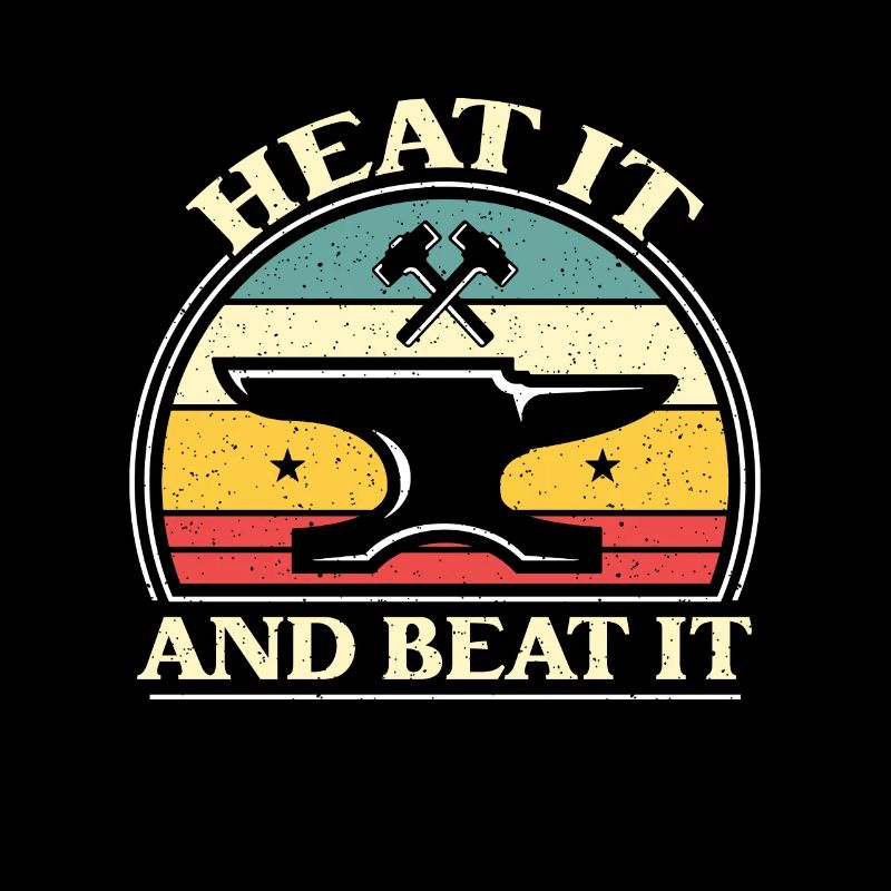 Forging Heat It And Beat Retro Anvils Blacksmiths