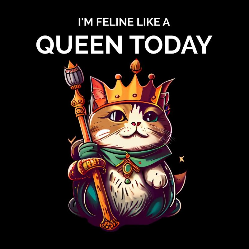 Cat Queen Cute Cat Lover