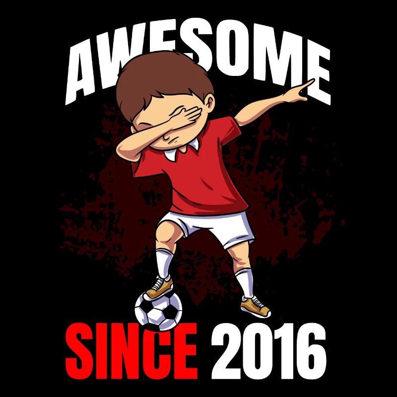 Awesome Since 2016 - 7th Soccer Player Birthday