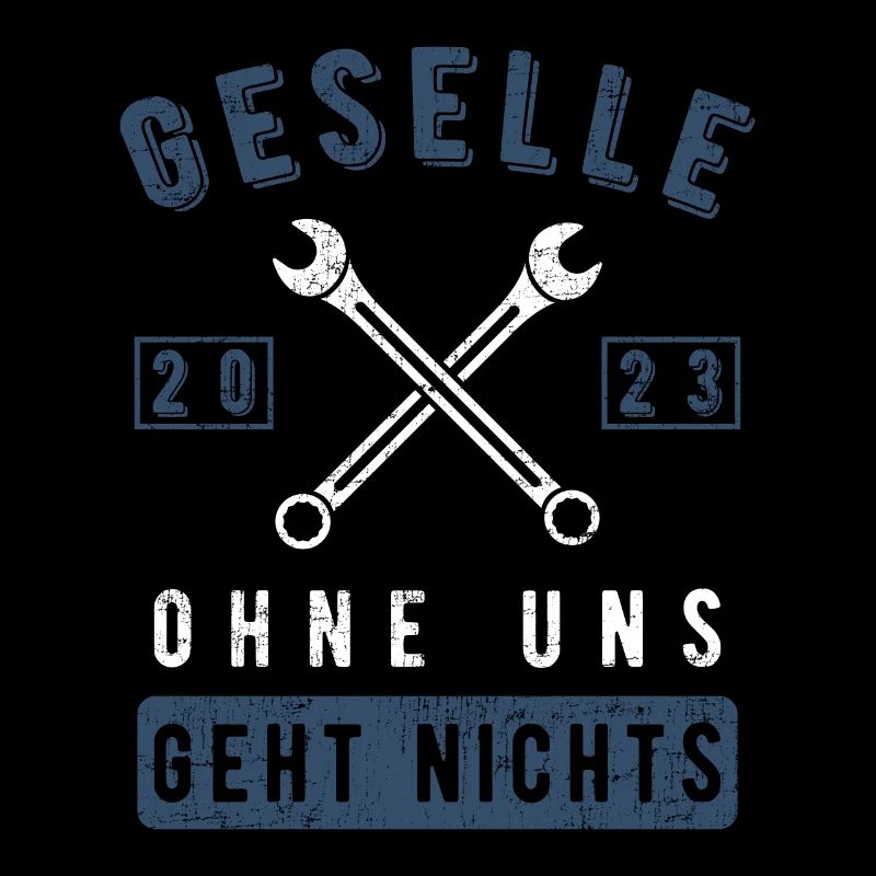 Gesellenbrief Männer Berufsschul Handwerker Stolz