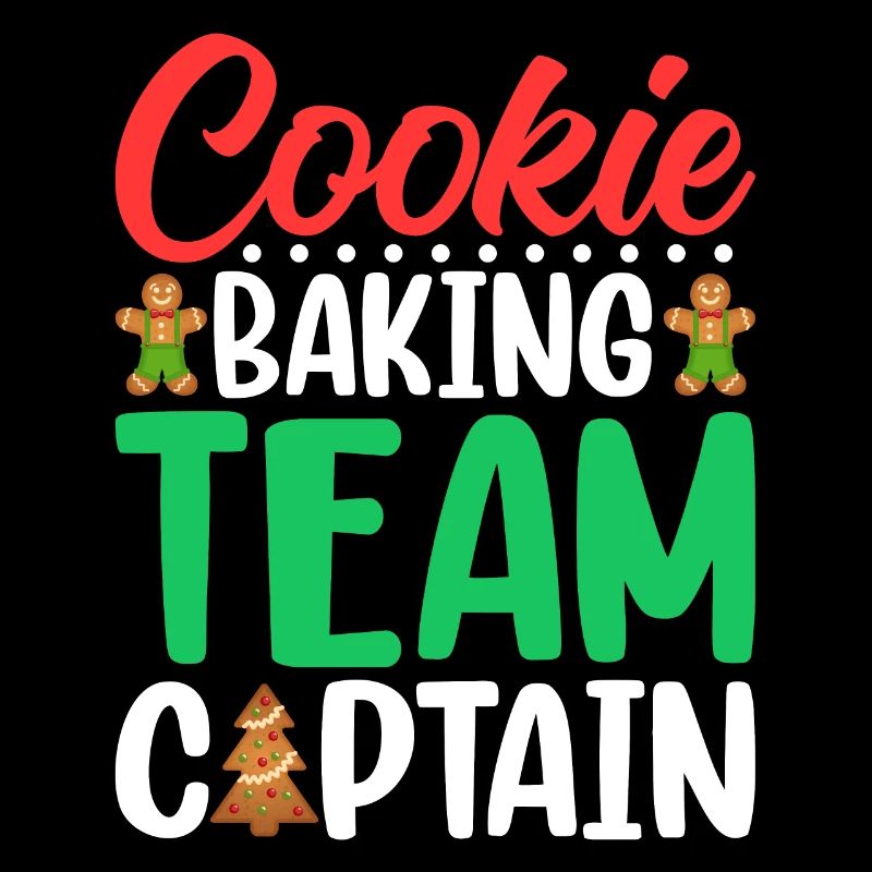 Cookie Baking Team Captain Gingerbread Christmas