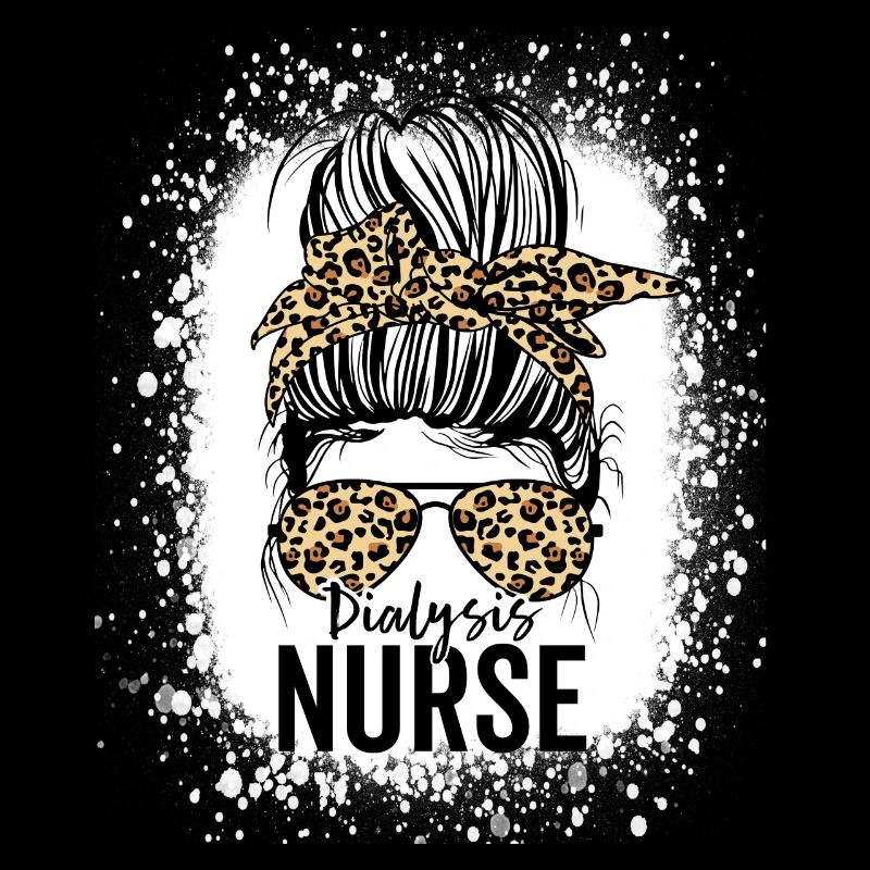 Appréciation de l’infirmière de dialyse Messy Bun Dialyse