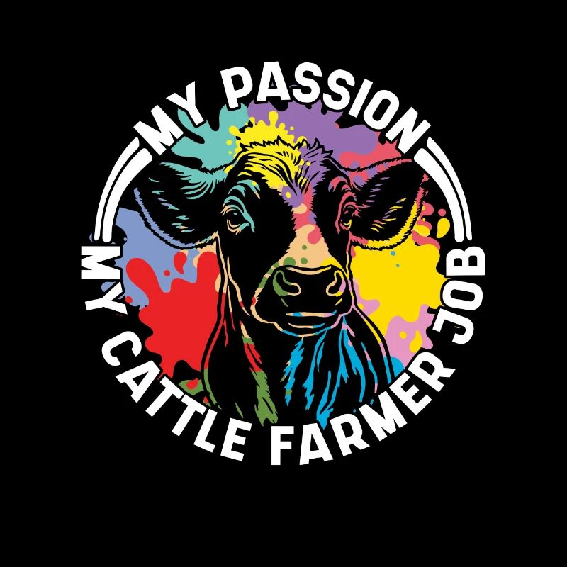 Cattle Farmer My Passion My Cattle Dairy Farmer