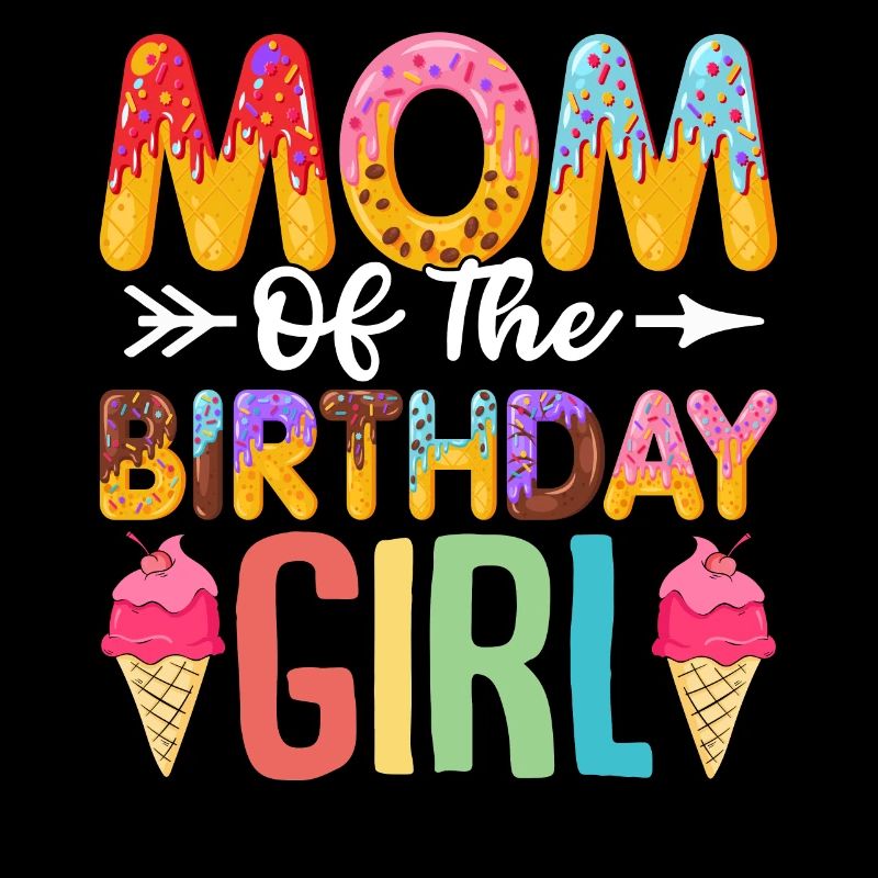 Mama Des Geburtstagskindes Eiscreme Geburtstag