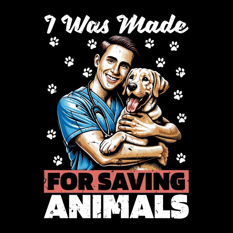 Veterinary Technician I Was Made For Animal Lover