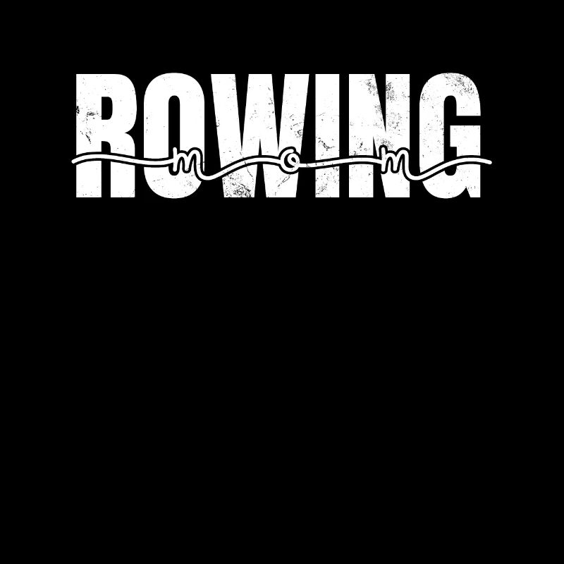Aviron Maman Scull Aviron Rames Course de bateau Drôle