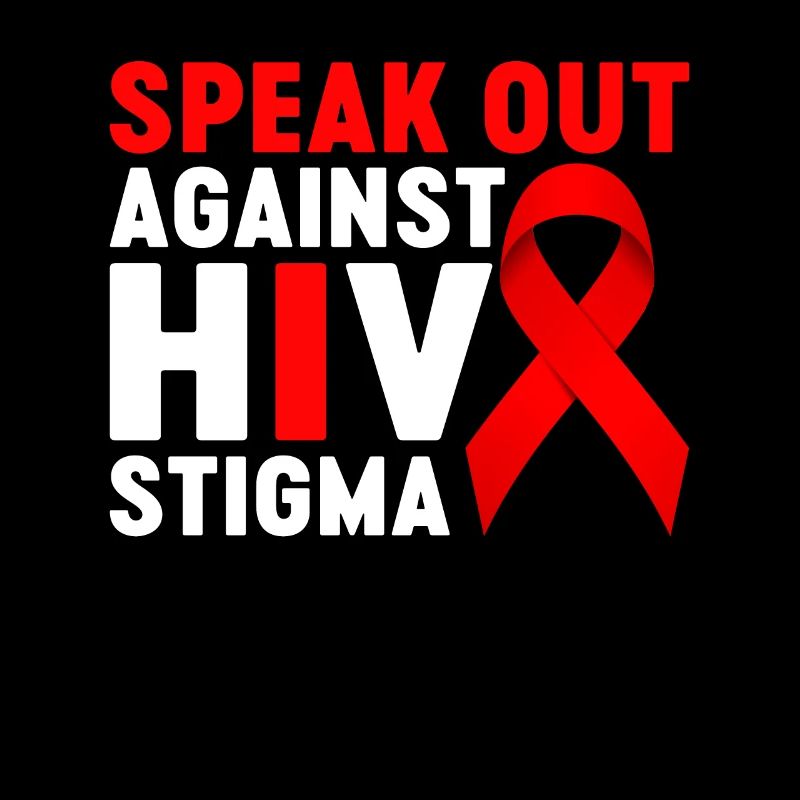 Dénoncer la stigmatisation du VIH Ruban rouge VIH