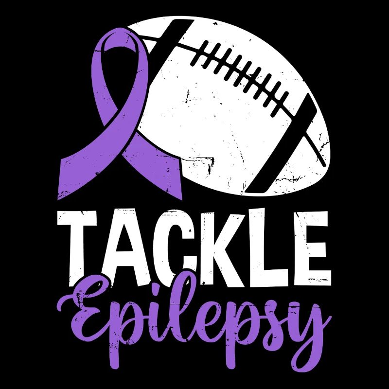 Tacle Épilepsie Volley-ball Ruban violet Nerveux