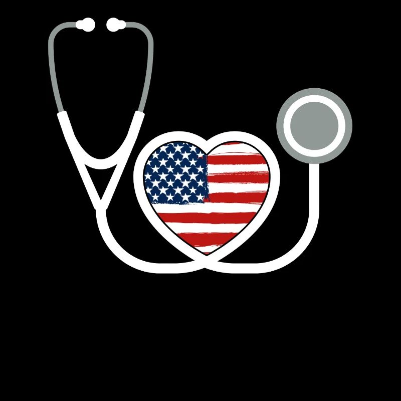Infirmière correctionnelle USA Flag Prison Nursing