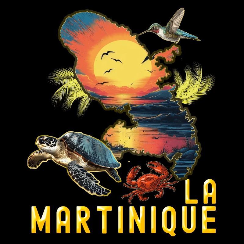 Martinique Tropicale Couché De Soleil paradisiaque