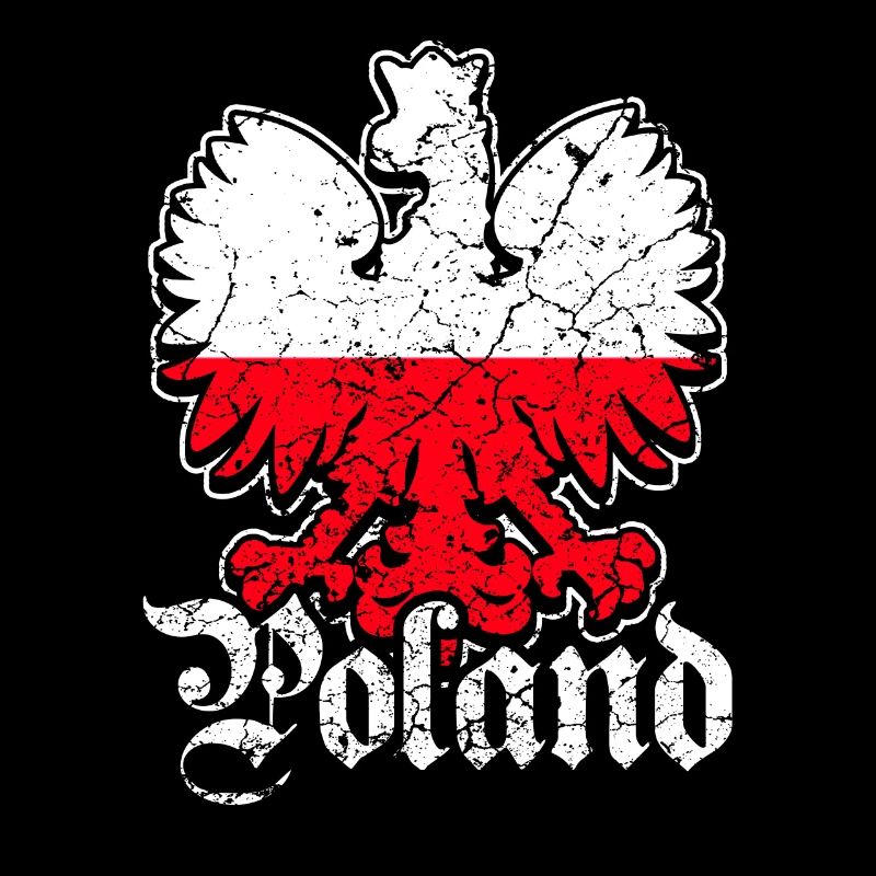 Poland flag eagle