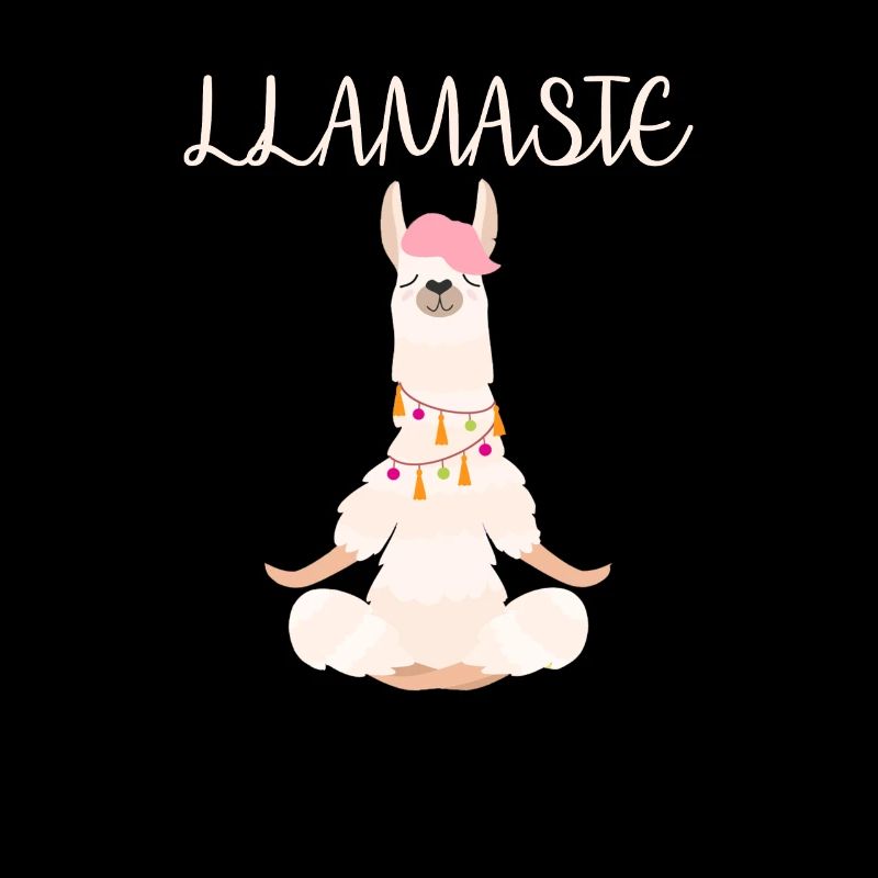 Le lama drôle médite