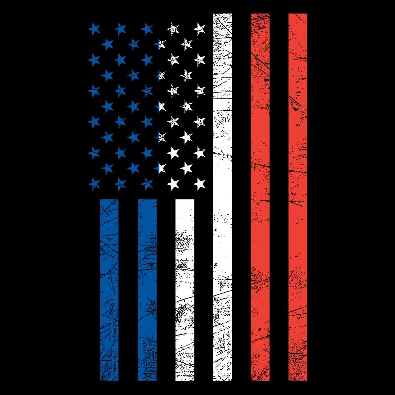 Drapeau français américain