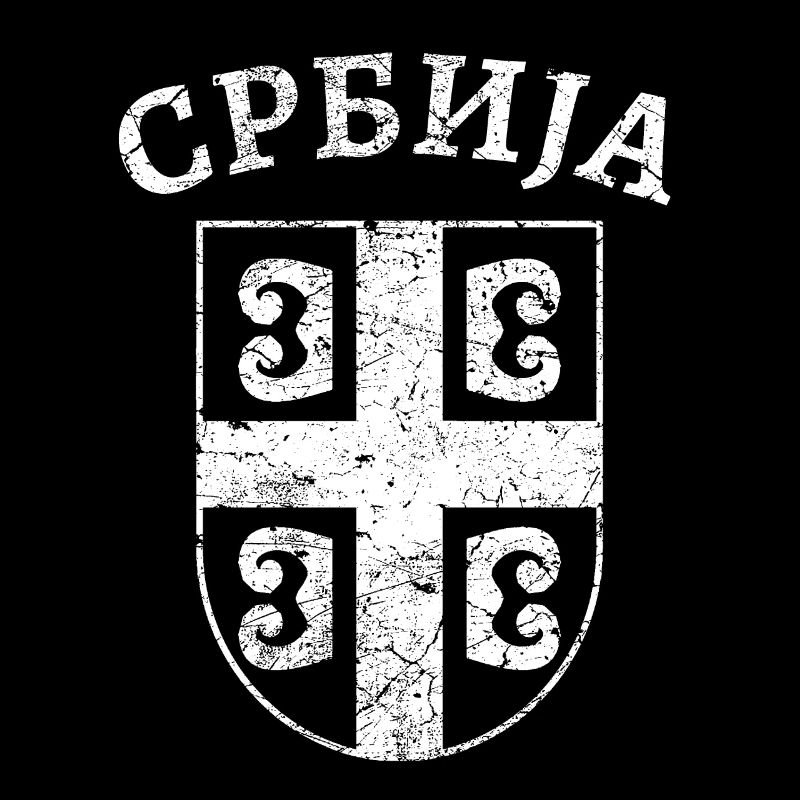 Serbien Wappen Kyrillisch