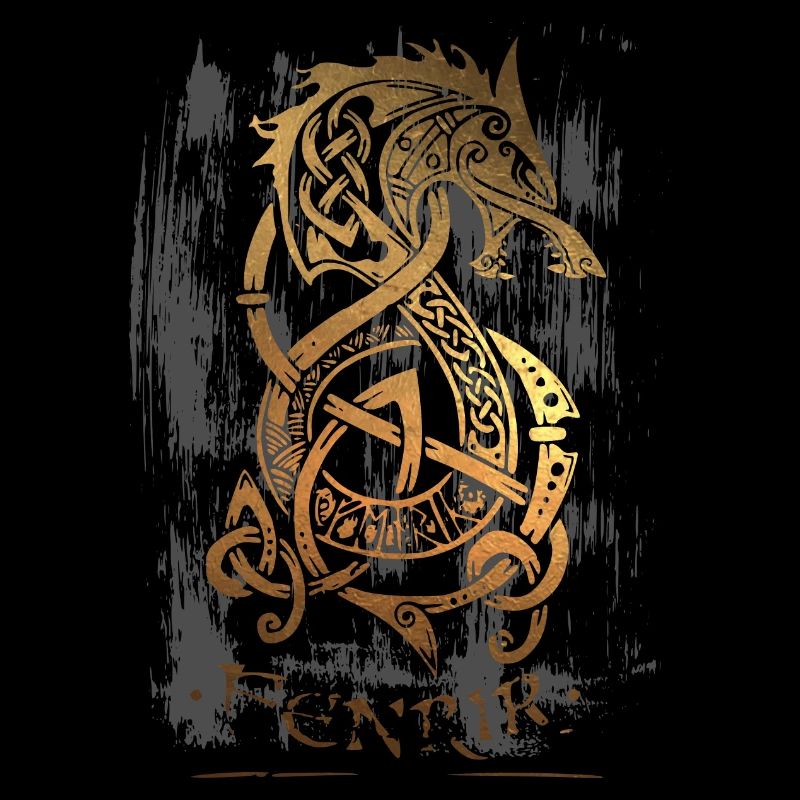 Fenrir Wolf - Valhalla - Nordic - Odin