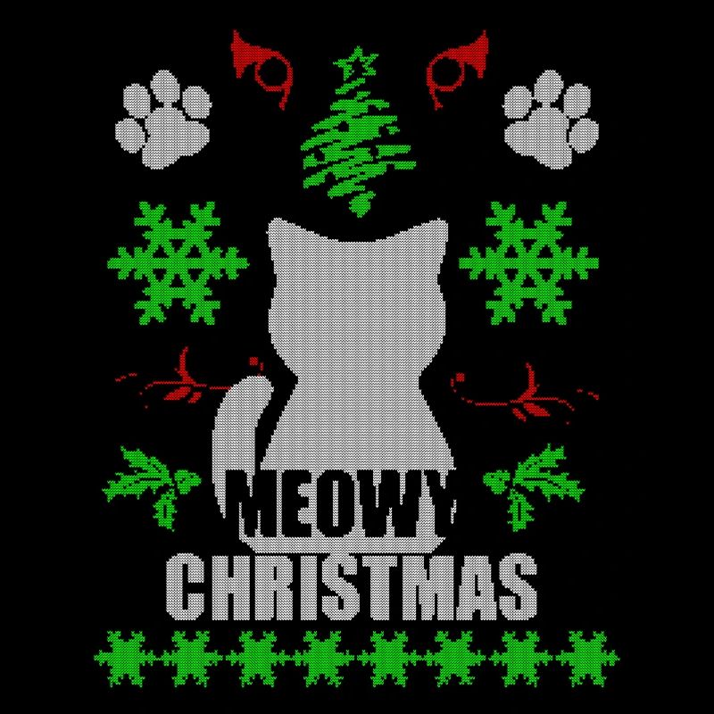 Laid Chat de Noël cadeau de Noël