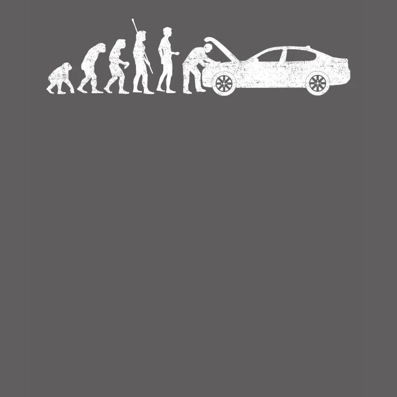 Evolution Auto Schrauber Automechaniker Geschenk