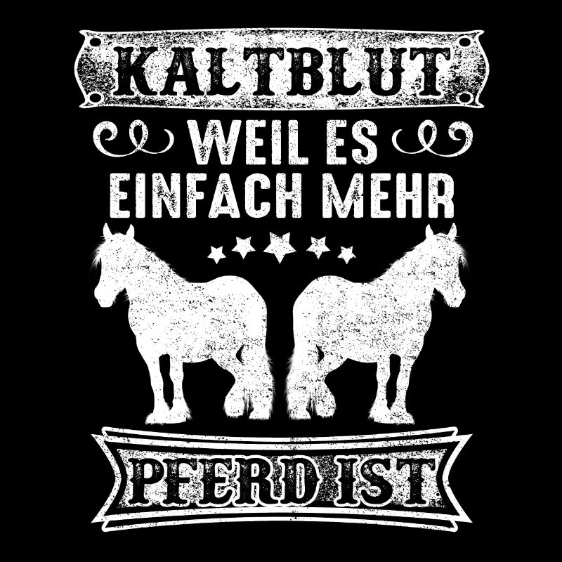 Pferd Kaltblut Liebe lustiger Spruch Geschenk