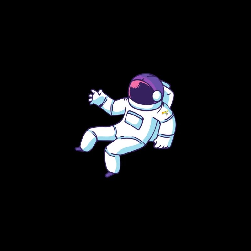 Astronaute de l'espace lointain