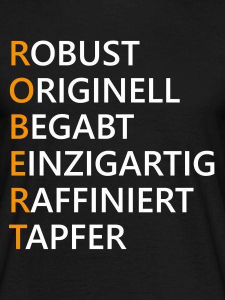 Robert Name Geschenk